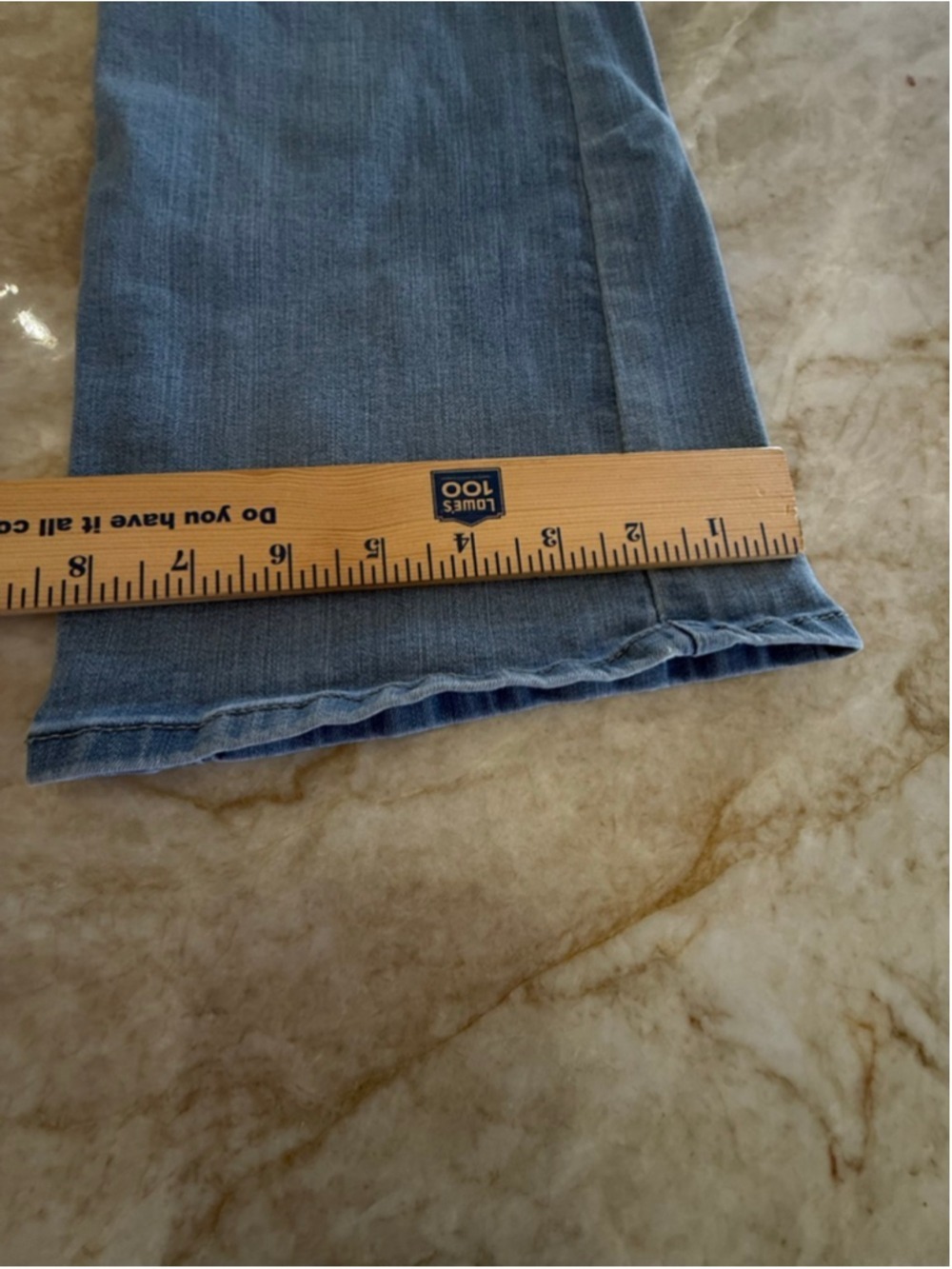 Women's DENIZEN from Levi's Blue Mid Rise Bootcut Jeans Size 30 - Picture 3 of 11